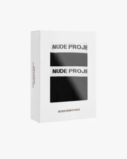 Nude Project Essential Boxer Black 2Xpack Sale