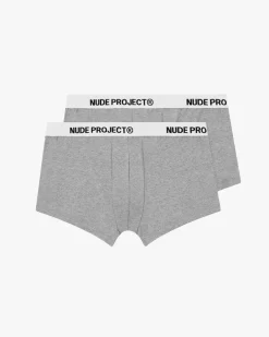 Nude Project Essential Boxer Grey 2Xpack Fashion