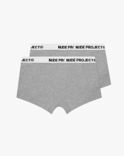 Nude Project Essential Boxer Grey 2Xpack Fashion