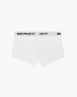 Nude Project Essential Boxer White 2Xpack Hot