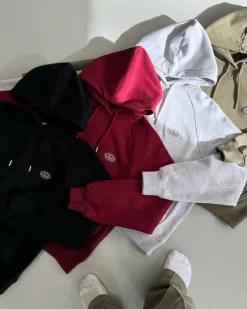 Nude Project Essentials Hoodie Grey Melange Outlet