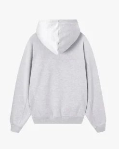 Nude Project Essentials Zip-Up Hoodie Grey Melange Clearance