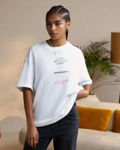 Nude Project Face Tee White Best