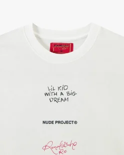 Nude Project Face Tee White Best
