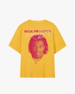 Nude Project Face Tee Yellow Best