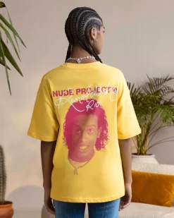 Nude Project Face Tee Yellow Best