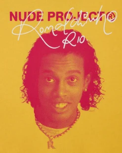 Nude Project Face Tee Yellow Best