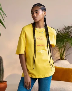 Nude Project Face Tee Yellow Best