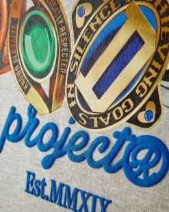 Nude Project Fine Art Hoodie Grey Melange Outlet