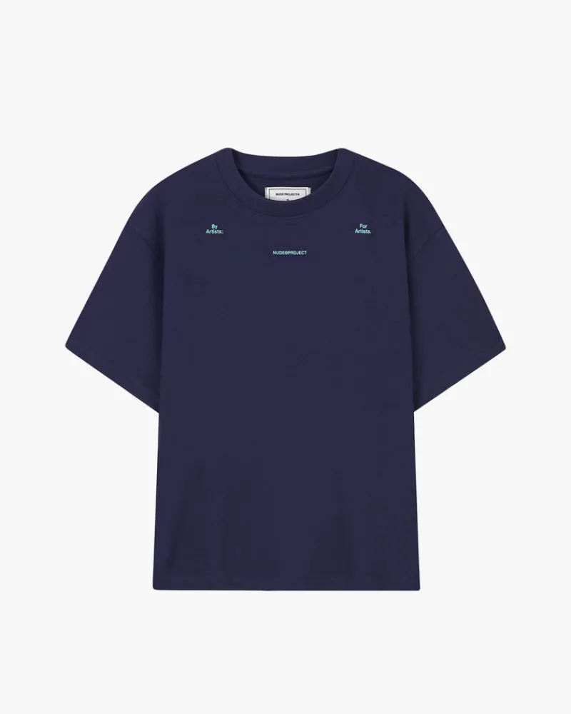 Nude Project Fine Art Tee Navy Hot