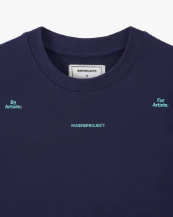 Nude Project Fine Art Tee Navy Hot