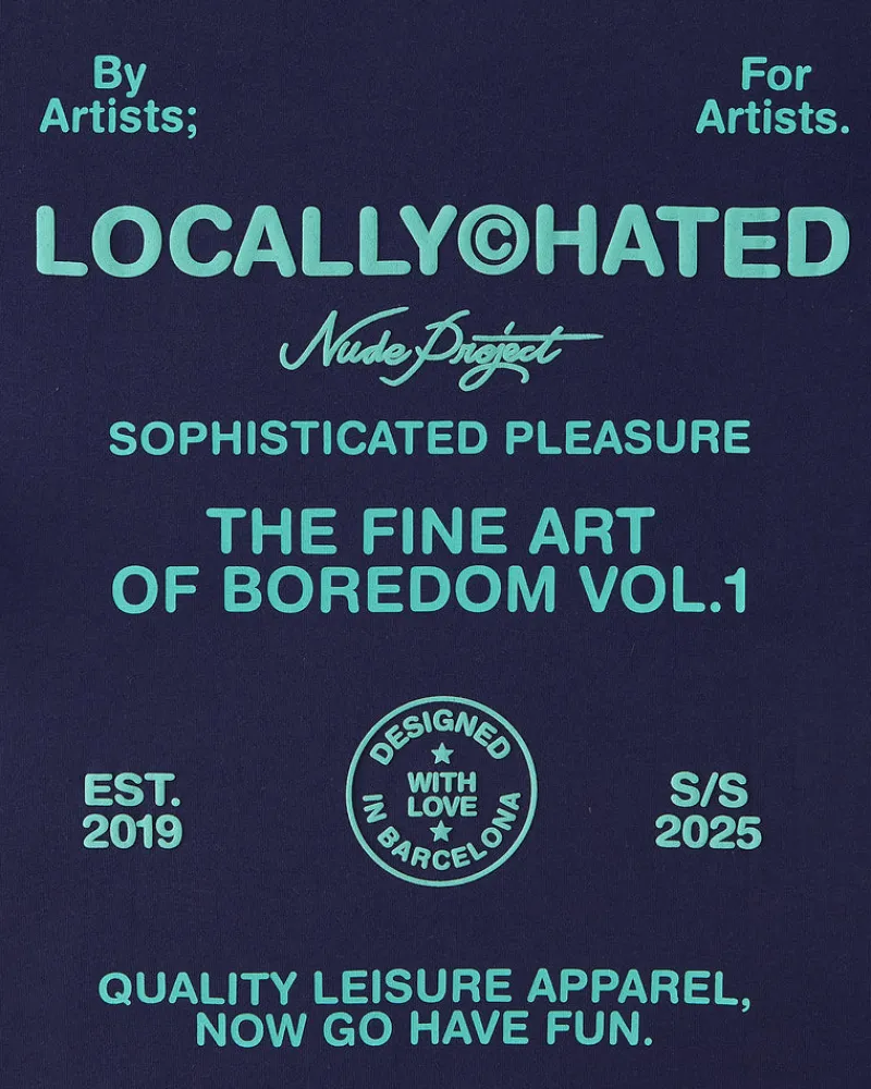 Nude Project Fine Art Tee Navy Hot