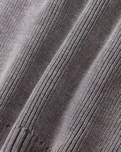 Nude Project First Class Zip-Up Knit Cardigan Ash Clearance