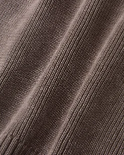 Nude Project First Class Zip-Up Knit Cardigan Brown Hot