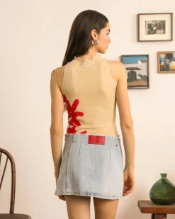 Nude Project Flowers Top New