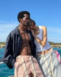 Nude Project Formentera Pants Blue New