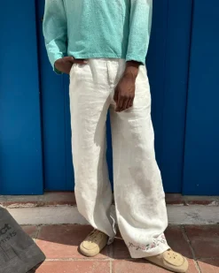 Nude Project Frankie Linen Tailoring Pants Best