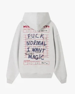 Nude Project Fuck Normal Hoodie Grey Melange New