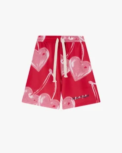 Nude Project Gigi Mesh Short Red Best