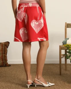 Nude Project Gigi Mesh Short Red Best