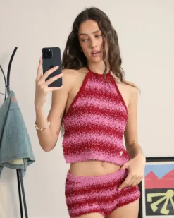 Nude Project Giovanni Top Pink Best