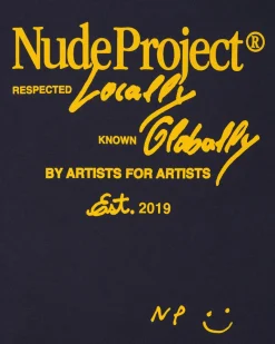 Nude Project Global Soon Tee Navy Fashion