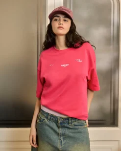 Nude Project Global Soon Tee Raspberry Fashion