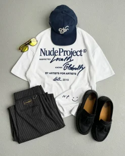 Nude Project Global Soon Tee White Hot