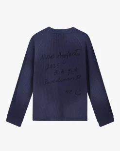 Nude Project Global Soon Waffle Polo Navy Outlet