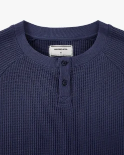 Nude Project Global Soon Waffle Polo Navy Outlet