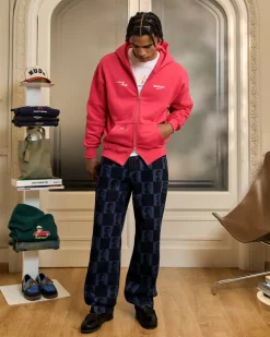 Nude Project Global Soon Zip-Up Hoodie Raspberry Outlet