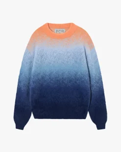 Nude Project Gradient Cozy Knit Sweater Orange Best