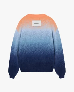 Nude Project Gradient Cozy Knit Sweater Orange Best