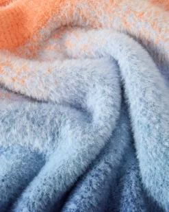 Nude Project Gradient Cozy Knit Sweater Orange Best