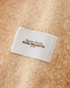 Nude Project Gradient Zip-Up Knit Hoodie Brown Outlet