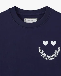 Nude Project Happy Tee Navy Best