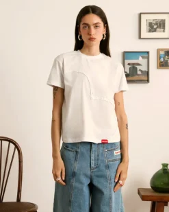 Nude Project Heart Slim Tee White Online