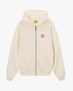 Nude Project Heartbroken Zip-Up Hoodie Marshmallow Hot