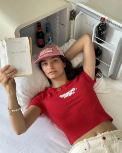 Nude Project Hearts Tee Red Hot