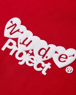 Nude Project Hearts Tee Red Hot