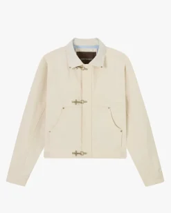 Nude Project Heavy Canvas Trucker Jacket Offwhite Fashion