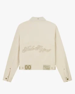 Nude Project Heavy Canvas Trucker Jacket Offwhite Fashion