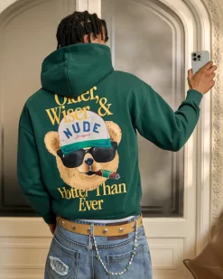 Nude Project Hot Hoodie Green Fashion