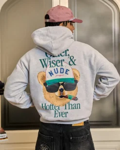 Nude Project Hot Hoodie Grey Melange Best