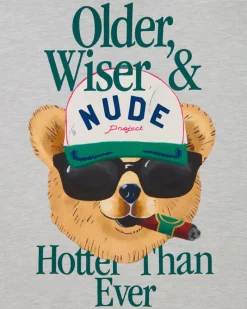 Nude Project Hot Hoodie Grey Melange Best