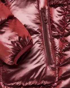 Nude Project Iconic Puffer Jacket Burgundy Outlet