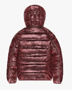 Nude Project Iconic Puffer Jacket Burgundy Outlet