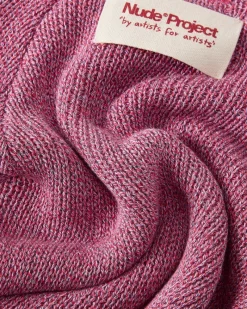 Nude Project Jonion Knit Sweater Pink Melange New