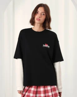 Nude Project Juicy Cherry Tee Black Hot