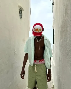 Nude Project Kimchi Resort Shirt Aqua Green Outlet